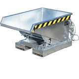 eurokraft pro Prekucni zaboj s kotalnim mehanizmom, prostornina 0,15 m³, DxŠxV 960 x 640 x 550 mm, vroče cinkan | Shoptok.si