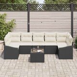  Set sofe s jastukom Crna i Krema 55 x 55 x 37 cm poliratan | shoptok.hr