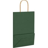  Papirnate vrećice 250 kom s ručkama zelene 21x11x31 cm | shoptok.hr