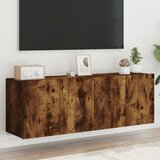 vidaXL Zidni TV ormarići 2 kom boja dimljenog hrasta 60x30x41 cm Cijene