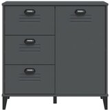 Komoda VIKEN antracit siva 80 x 40 x 80 cm konstruirano drvo | Eponuda.com