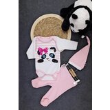 Dewberry 90479 Unisex Newborn 3 Piece Clothing Set-PINK Cene