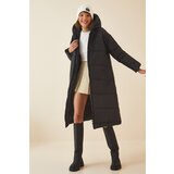  Women's Black Hooded Long Down Coat Cijene