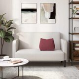  Jastuk za leđa Vinska crvena 45 x 20 x 35 cm tkanina | shoptok.hr