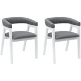  Trpezarijske stolice 2 pcs Bijelo 54 x 57 x 73 cm | shoptok.hr