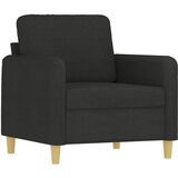  The Living Store Fotelj črn 60 cm blago - Fotelj, (21501724) | Shoptok.si
