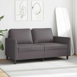  Dvosjed od tkanine siva 140 cm od umjetne kože | shoptok.hr