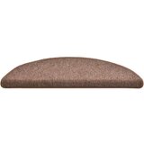 vidaXL Preproge za stopnice 15 kosov rjave 56x17x3 cm | Shoptok.si
