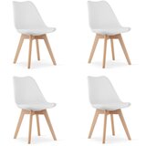 Brandless MARK Chair White x 4, (22030663) | Shoptok.si