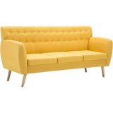  Trosjed s presvlakom od tkanine 172 x 70 x 82 cm žuti | shoptok.hr