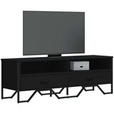 TV ormarić crni 122 x 34 x 41 cm od konstruiranog drva | shoptok.hr