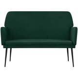  Klupa tamnozelena 108 x 79 x 79 cm baršunasta | Eponuda.com