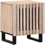  The Living Store Nočna omarica 40x34x46 cm trden beljen mangov les - Nočna Omarica, (21457210) Cene