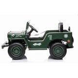 Lean_Toys Otroški električni avto USA ARMY 4X4 Enosed 12V Zelena | Shoptok.si