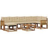  Set vanjskih sofa 8 kom. Prirodna i bež | shoptok.hr