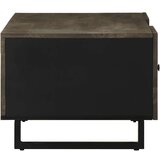  Stolić za kavu crni 100 x 54 x 40 cm od masivnog drva manga | shoptok.hr