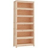 vidaXL Knjižna omara 80x35x183 cm trdna borovina | Shoptok.si