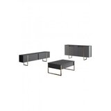 Hanah home luxe - anthracite, gold walnutgold console | Eponuda.com