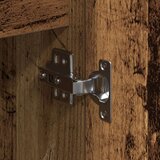  Stranska omara z vrati in predali Staro les 101,5x35x70 cm | Shoptok.si