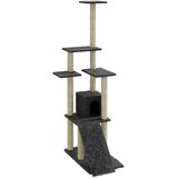  Penjalica za mačke sa stupovima za grebanje tamnosiva 155 cm | shoptok.hr