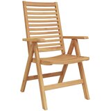  Vrtni set za objed 7 kom. Smeđa Čvrsto teak drvo | shoptok.hr