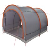 Šator za spremanje bicikala s krovom s pohranom s zračnim otvorom Siva i narančasta | shoptok.hr