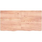 Stolna ploča svjetlosmeđa 120x60x(2-6) cm tretirana hrastovina | Eponuda.com