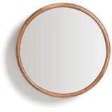 Kave Home Stensko ogledalo z lesenim okvirjem ø 30,5 cm Berale – | Shoptok.si