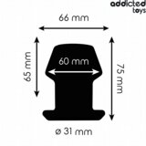 Addicted Toys Hollow Votel Analni Čep Addicted Toys Extreme 7,5 Cm | Shoptok.si