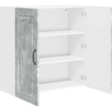  Ormar za Zid Betonski sivi 80 x 31 x 80 cm Konstruirano drvo | shoptok.hr