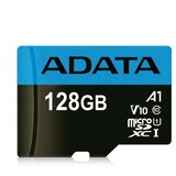 A DATA Micro SD Card 128GB AData + SD adapter AUSDX128GUICL10A1-RA1/ class 10 | ePonuda.com
