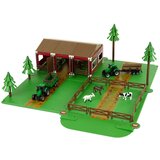 Lean_Toys Kmetija, hlev, živalska domačija, kmetija, dva traktorja | Shoptok.si