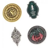 Grupo Erik Editores S. L. Game of Thrones, The House of The Dragon - Bedž set 4 - Game of Thrones, The House Of The Dragon u
