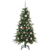 vidaXL Umetno Zložljivo Božično Drevo Zelena 150 cm PE in PVC | Shoptok.si