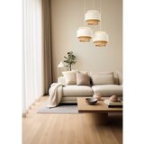  Luster na kablu BOHO 3xE27/60W/230V bela/juta | Eponuda.com
