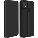 AVIZAR Ovitek Oppo A15, držalo za kartice in podpora za video, magnetna loputa - crna, (20626273) | Shoptok.si