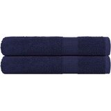  Ručnici za saunu FROGN 2 kom tamnoplave boje 80x200 cm 360 g/m² | shoptok.hr