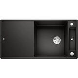 Blanco sudoper AXIA III XL 6 S InFino SILGRANIT CRNA, daska staklo, s dalj. upr. | shoptok.hr