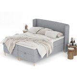 Maison de Rêve Sivi boxspring krevet s prostorom za odlaganje 180x200 cm Monpelli – | shoptok.hr