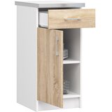 AKORD Lima Kuhinjska Spodnja Omarica, 1 Vrata, 1 Predal In Delovni Pult, Bela/Hrast Sonoma, (5000333087) | Shoptok.si