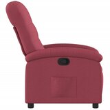  Naslonjač od tkanine crvena boja vina | shoptok.hr