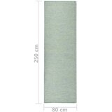 Vanjski tepih ravnog tkanja 80 x 250 cm tirkizni | shoptok.hr