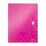 Leitz Mapa s klapnom i gumicom A4 PP 30 mm, roza Leitz Mapa s klapnom i gumicom A4 PP 30 mm, roza Slike