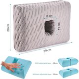 ODOXIA blazina za uho z odprtino iz spominske pene | Shoptok.si