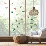 Ambiance Set naljepnica za prozore 20 kom 40x60 cm Hummingbirds -