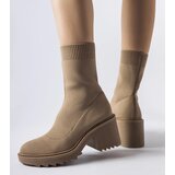 Gemre Dark beige ankle boots with elastic upper Cadiz Cene