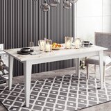 Hanah home Trpezarijski sto Polka 180x76,8x90cm Beli Cene