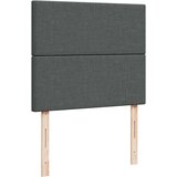 vidaXL Box spring postelja z vzmetnico temno siva 120x190 cm blago | Shoptok.si