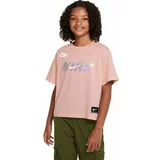 Nike NSW TEE BOXY ICON CLASH Majica za djevojčice, ružičasta, veličina