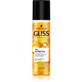Gliss kur Oil Nutritive Express-Repair-Conditioner balzam za lase za poškodovane lase za suhe lase 200 ml
